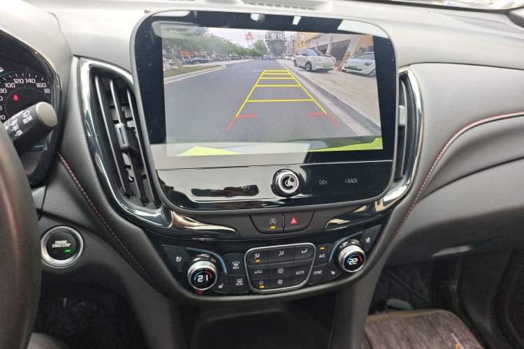 Used Chevrolet Equinox 2022 Mild Hybrid 550T RS Four-Wheel Drive Intelligent Guardian Edition Audio And AC Panel