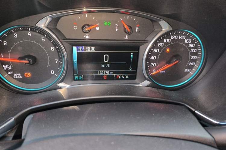 Used Chevrolet Equinox 2017 535T Automatic YuJie Edition Odometer Close Up