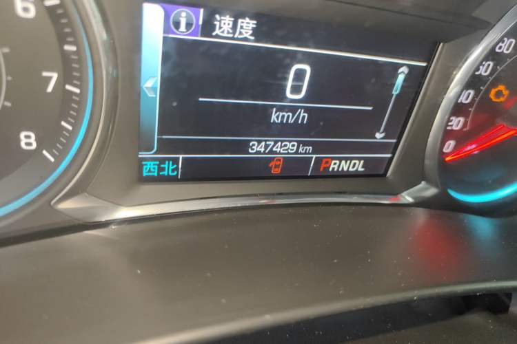 Used Chevrolet Equinox 2017 535T Automatic YuJie Edition Odometer Close Up