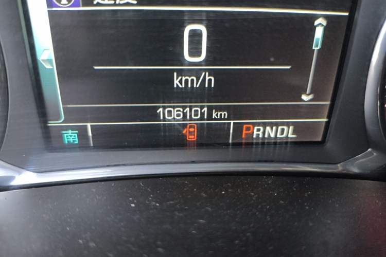 Used Chevrolet Equinox 2017 535T Automatic YuJie Edition Odometer Close Up