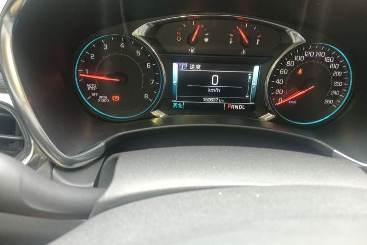 Used Chevrolet Equinox 2017 550T Automatic All-Wheel-Drive Huanjie Edition Odometer Close Up