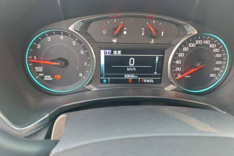 Used Chevrolet Equinox 2017 535T Automatic YuJie Edition Odometer Close Up