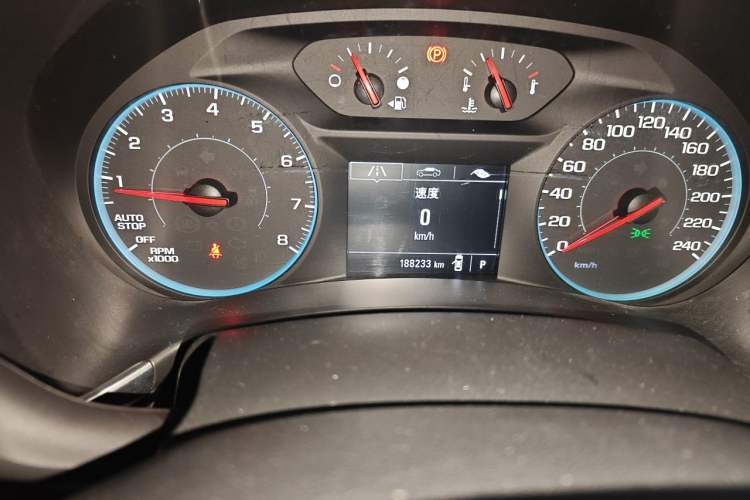 Used Chevrolet Equinox 2017 535T Automatic Chijie Edition Odometer Close Up