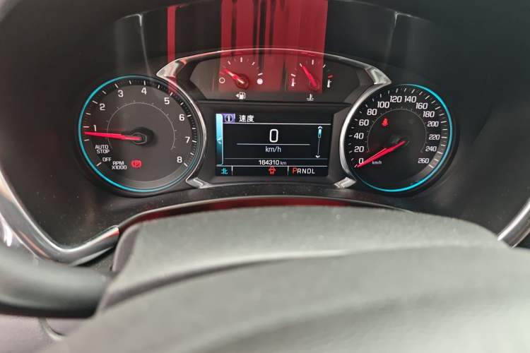 Used Chevrolet Equinox 2017 535T Automatic YuJie Edition Odometer Close Up