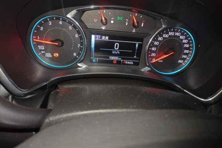Used Chevrolet Equinox 2017 535T Automatic YuJie Edition Odometer Close Up