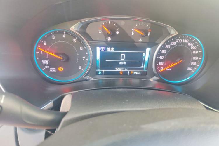 Used Chevrolet Equinox 2017 550T Automatic All-Wheel-Drive Huanjie Edition Odometer Close Up