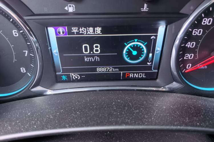 Used Chevrolet Equinox 2017 535T Automatic YuJie Edition Odometer Close Up