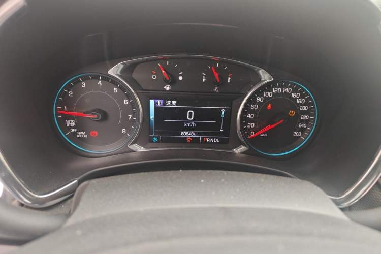 Used Chevrolet Equinox 2017 535T Automatic YuJie Edition Odometer Close Up
