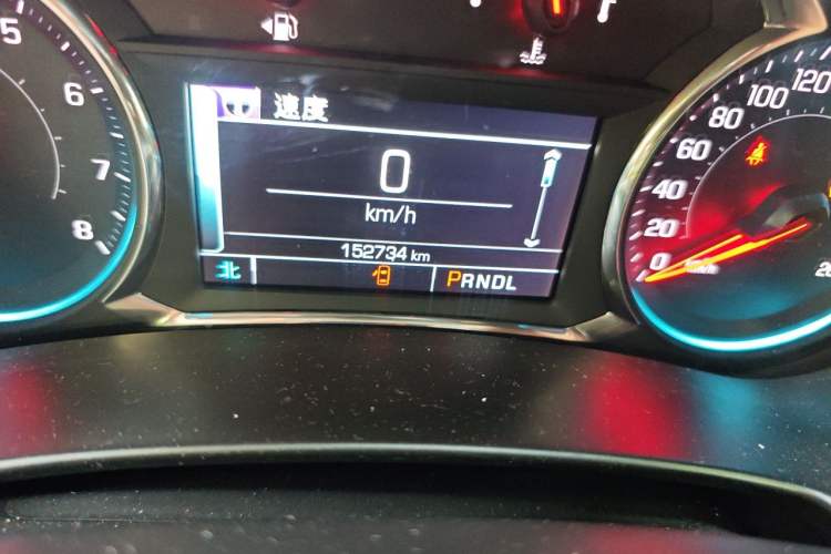 Used Chevrolet Equinox 2017 535T Automatic YuJie Edition Odometer Close Up