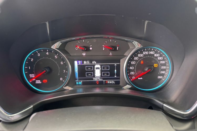 Used Chevrolet Equinox 2017 535T Automatic YuJie Edition Odometer Close Up