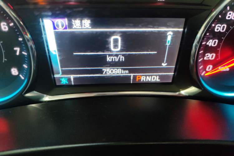 Used Chevrolet Equinox 2017 535T Automatic YuJie Edition Odometer Close Up