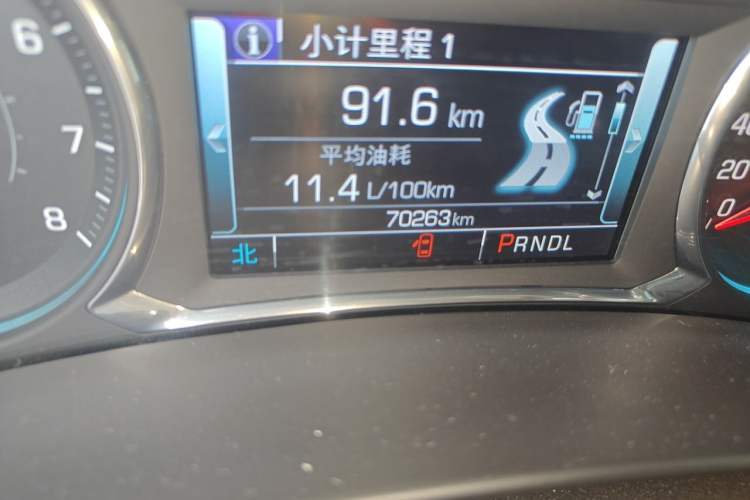 Used Chevrolet Equinox 2017 535T Automatic YuJie Edition Odometer Close Up