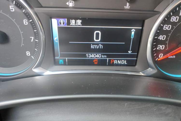 Used Chevrolet Equinox 2017 535T Automatic YuJie Edition Odometer Close Up