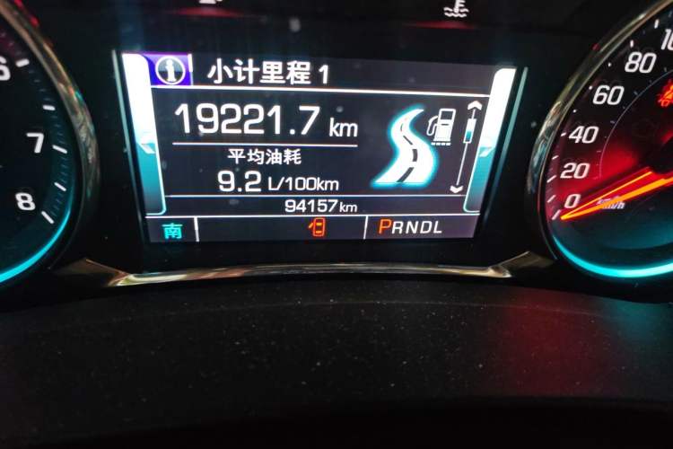 Used Chevrolet Equinox 2017 535T Automatic YuJie Edition Odometer Close Up