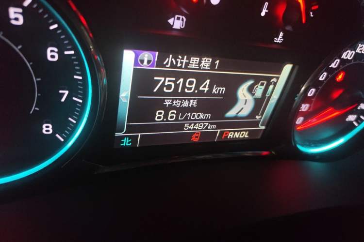 Used Chevrolet Equinox 2017 535T Automatic YuJie Edition Odometer Close Up