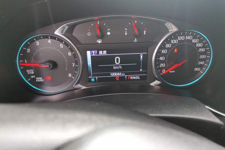 Used Chevrolet Equinox 2017 535T Automatic YuJie Edition Odometer Close Up