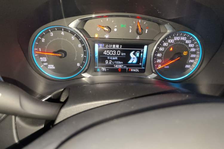 Used Chevrolet Equinox 2017 535T Automatic YuJie Edition Odometer Close Up