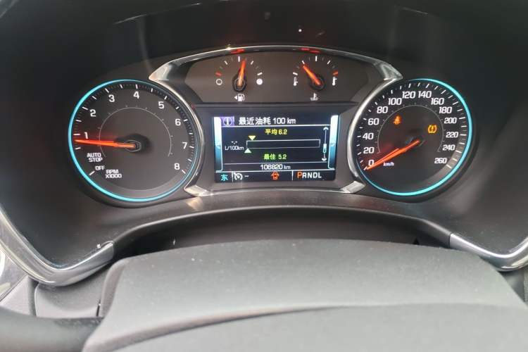 Used Chevrolet Equinox 2017 535T Automatic YuJie Edition Odometer Close Up