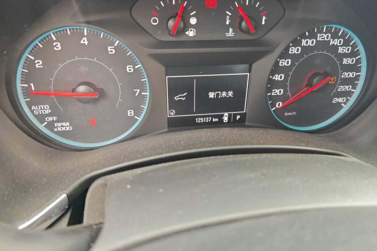 Used Chevrolet Equinox 2017 535T Automatic Lingjie Edition Odometer Close Up