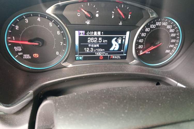 Used Chevrolet Equinox 2017 535T Automatic YuJie Edition Odometer Close Up