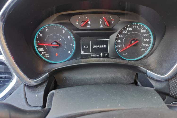 Used Chevrolet Equinox 2017 535T Automatic Chijie Edition Odometer Close Up