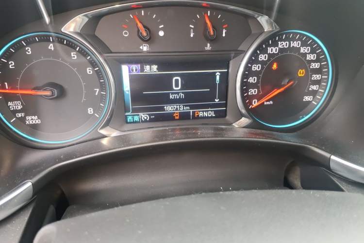 Used Chevrolet Equinox 2017 535T Automatic YuJie Edition Odometer Close Up