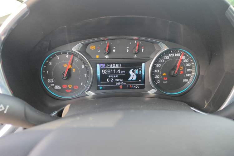 Used Chevrolet Equinox 2017 535T Automatic YuJie Edition Odometer Close Up