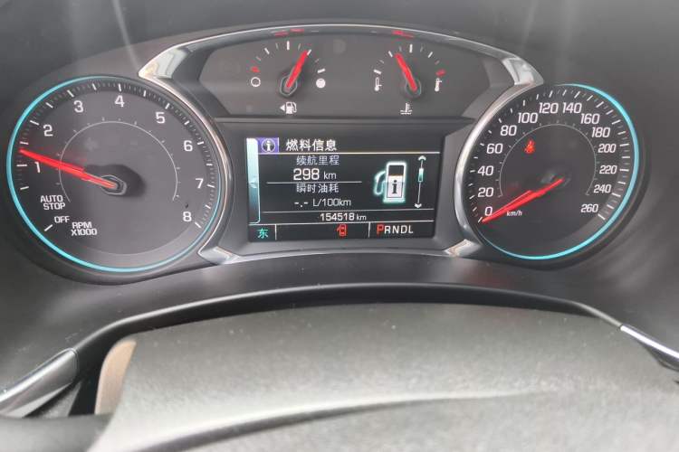 Used Chevrolet Equinox 2017 550T Automatic All-Wheel-Drive Huanjie Edition Odometer Close Up