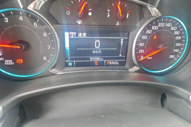 Used Chevrolet Equinox 2017 535T Automatic All-Wheel-Drive Xiangjie Edition Odometer Close Up