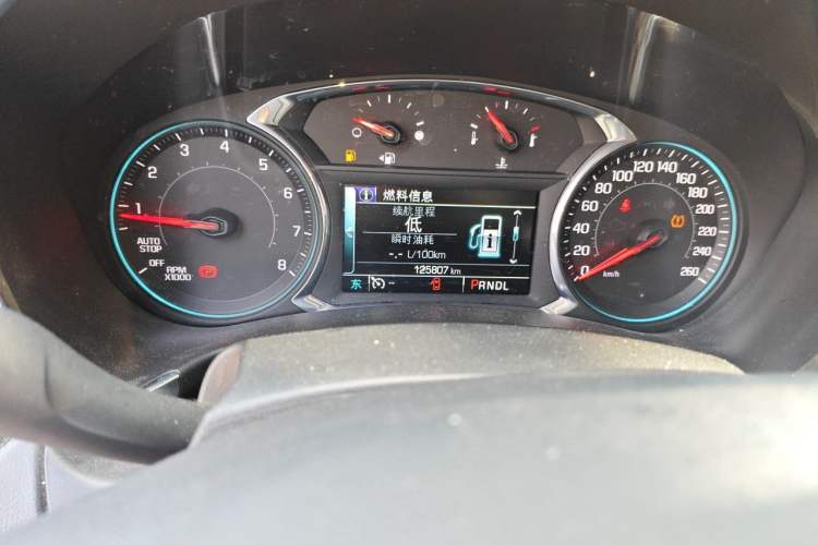 Used Chevrolet Equinox 2017 535T Automatic YuJie Edition Odometer Close Up