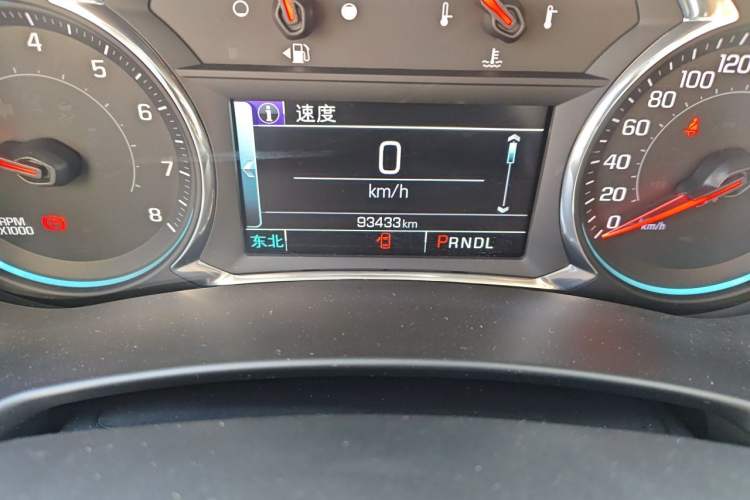 Used Chevrolet Equinox 2017 535T Automatic YuJie Edition Odometer Close Up