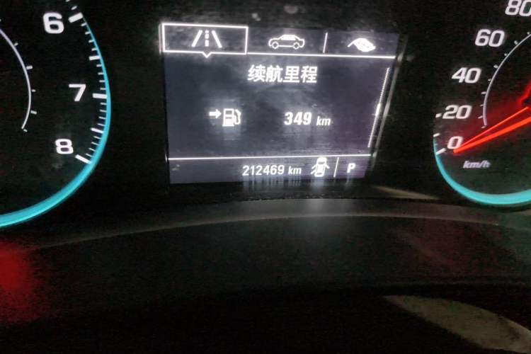 Used Chevrolet Equinox 2017 535T Automatic Chijie Edition Odometer Close Up