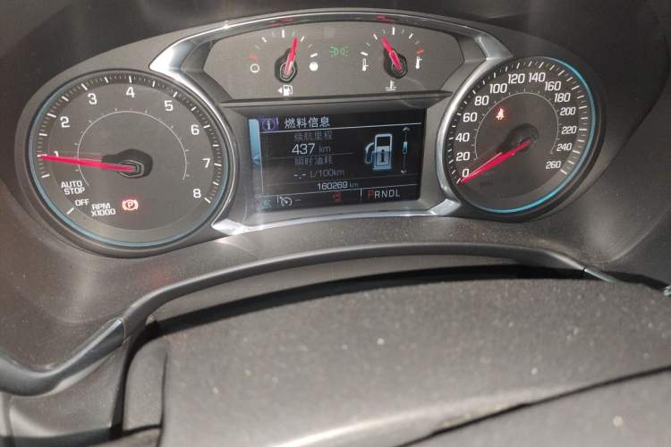 Used Chevrolet Equinox 2017 535T Automatic YuJie Edition Odometer Close Up