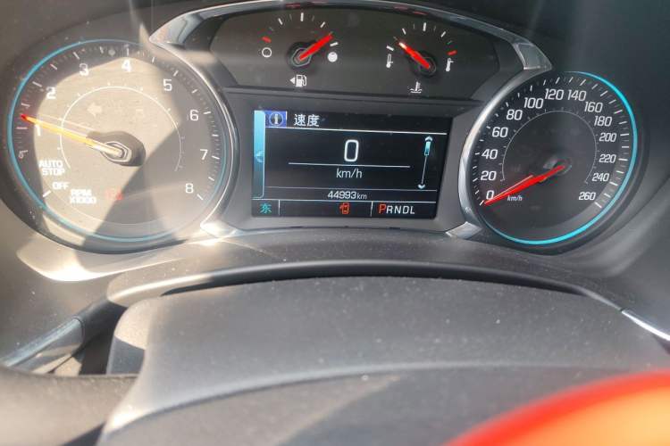 Used Chevrolet Equinox 2017 535T Automatic YuJie Edition Odometer Close Up