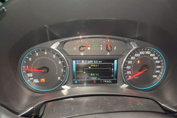 Used Chevrolet Equinox 2017 535T Automatic YuJie Edition Odometer Close Up