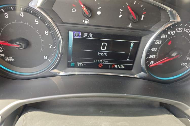 Used Chevrolet Equinox 2018 535T Automatic YuJie Edition Odometer Close Up