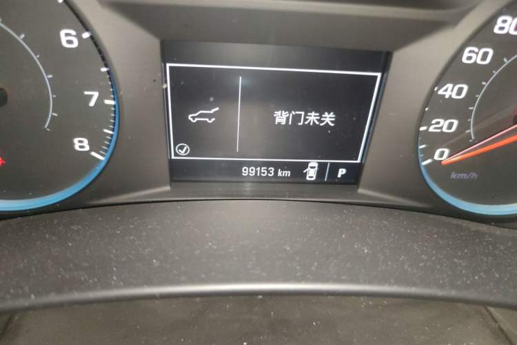 Used Chevrolet Equinox 2018 535T Automatic Chijie Edition Odometer Close Up