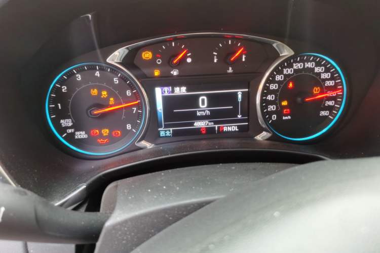 Used Chevrolet Equinox 2018 535T Automatic YuJie Edition Odometer Close Up