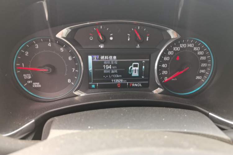 Used Chevrolet Equinox 2018 535T Automatic YuJie Edition Odometer Close Up