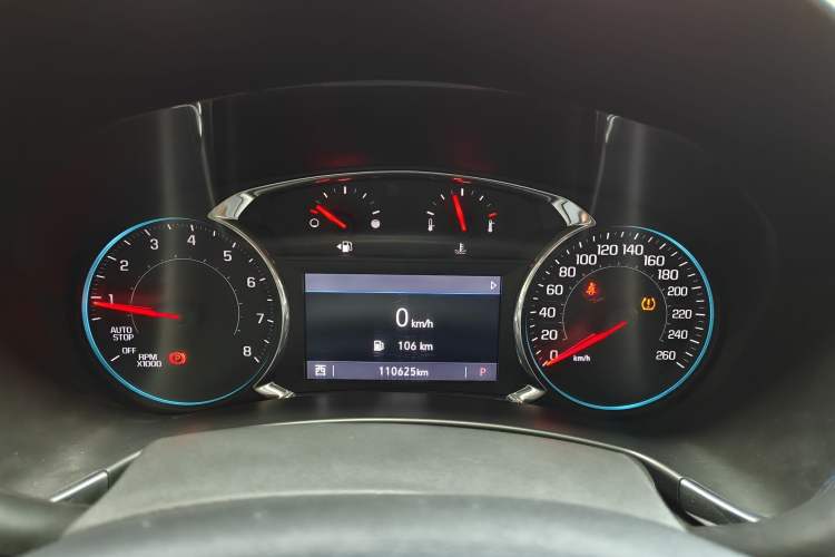 Used Chevrolet Equinox 2018 535T Automatic YuJie Edition Odometer Close Up