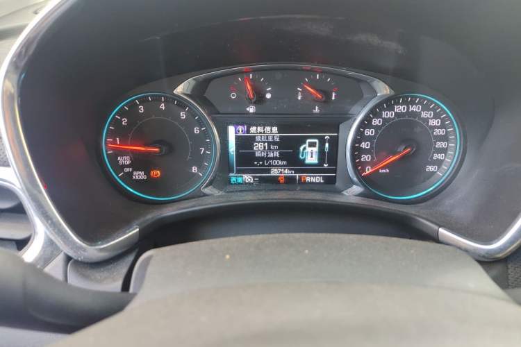 Used Chevrolet Equinox 2018 535T Automatic YuJie Edition Odometer Close Up