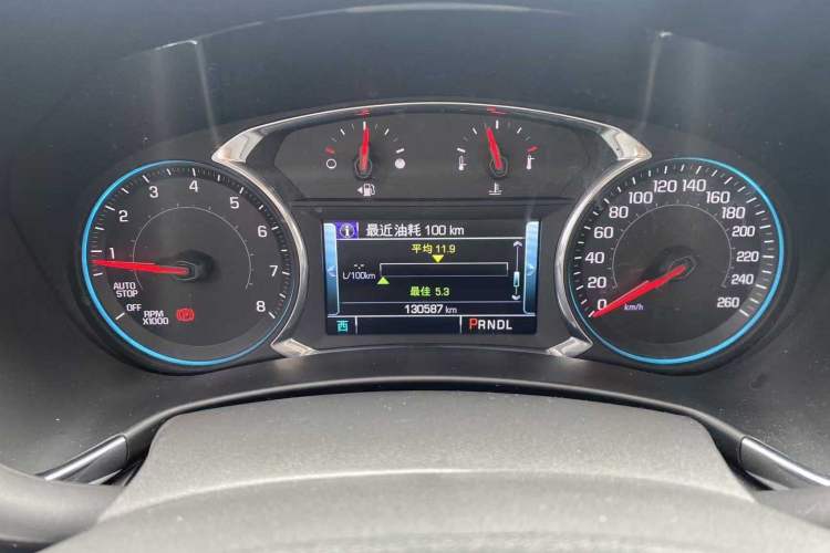 Used Chevrolet Equinox 2018 535T Automatic YuJie Edition Odometer Close Up