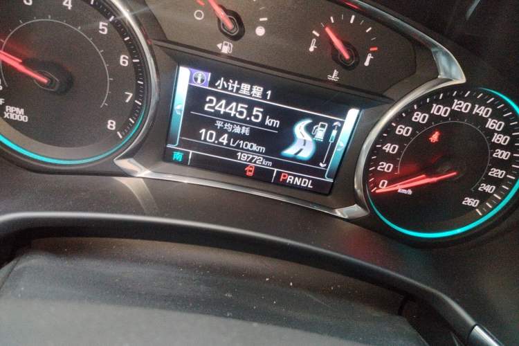 Used Chevrolet Equinox 2018 535T Automatic YuJie Edition Odometer Close Up