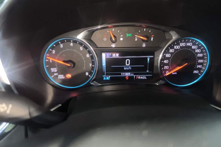 Used Chevrolet Equinox 2018 535T Automatic YuJie Edition Odometer Close Up