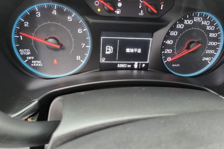 Used Chevrolet Equinox 2018 535T Automatic Chijie Edition Odometer Close Up