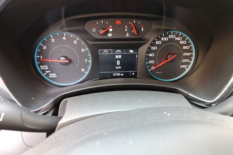 Used Chevrolet Equinox 2018 535T Automatic Chijie Edition Odometer Close Up