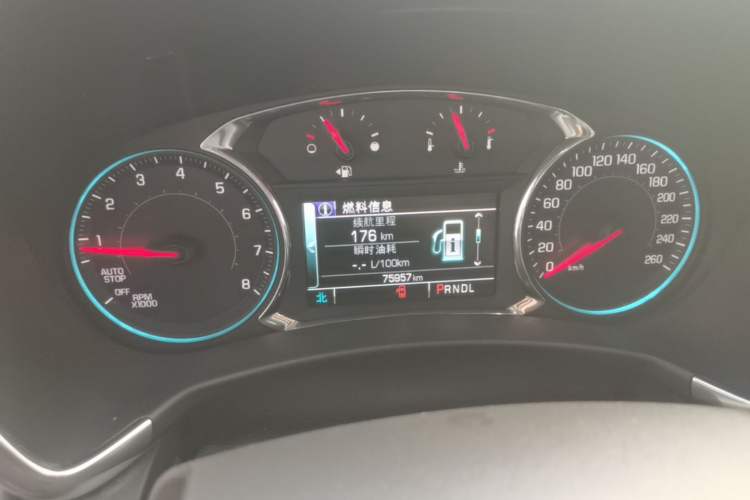 Used Chevrolet Equinox 2018 535T Automatic YuJie Edition Odometer Close Up
