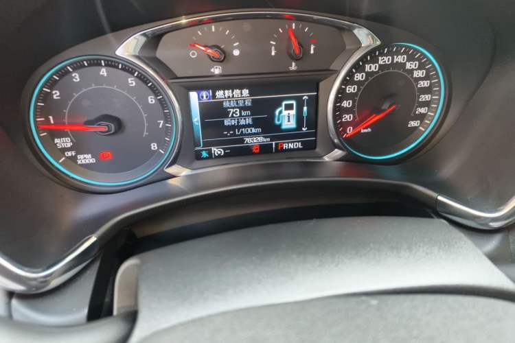 Used Chevrolet Equinox 2018 535T Automatic YuJie Edition Odometer Close Up