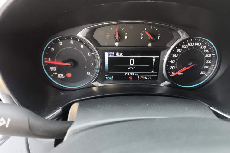Used Chevrolet Equinox 2018 535T Automatic YuJie Edition Odometer Close Up