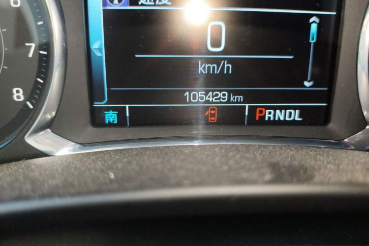 Used Chevrolet Equinox 2018 535T Automatic YuJie Edition Odometer Close Up